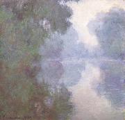 Claude Monet Morning on the Seine oil painting artist